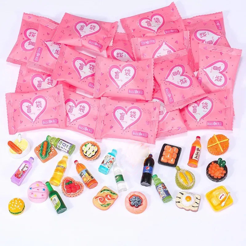 Food Snacks For Christmas - -Random Style Bag Miniature Food Toy