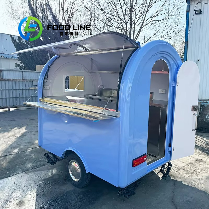 Food Snacks Easy - Food Trailer, Commercial Mobile Cart For