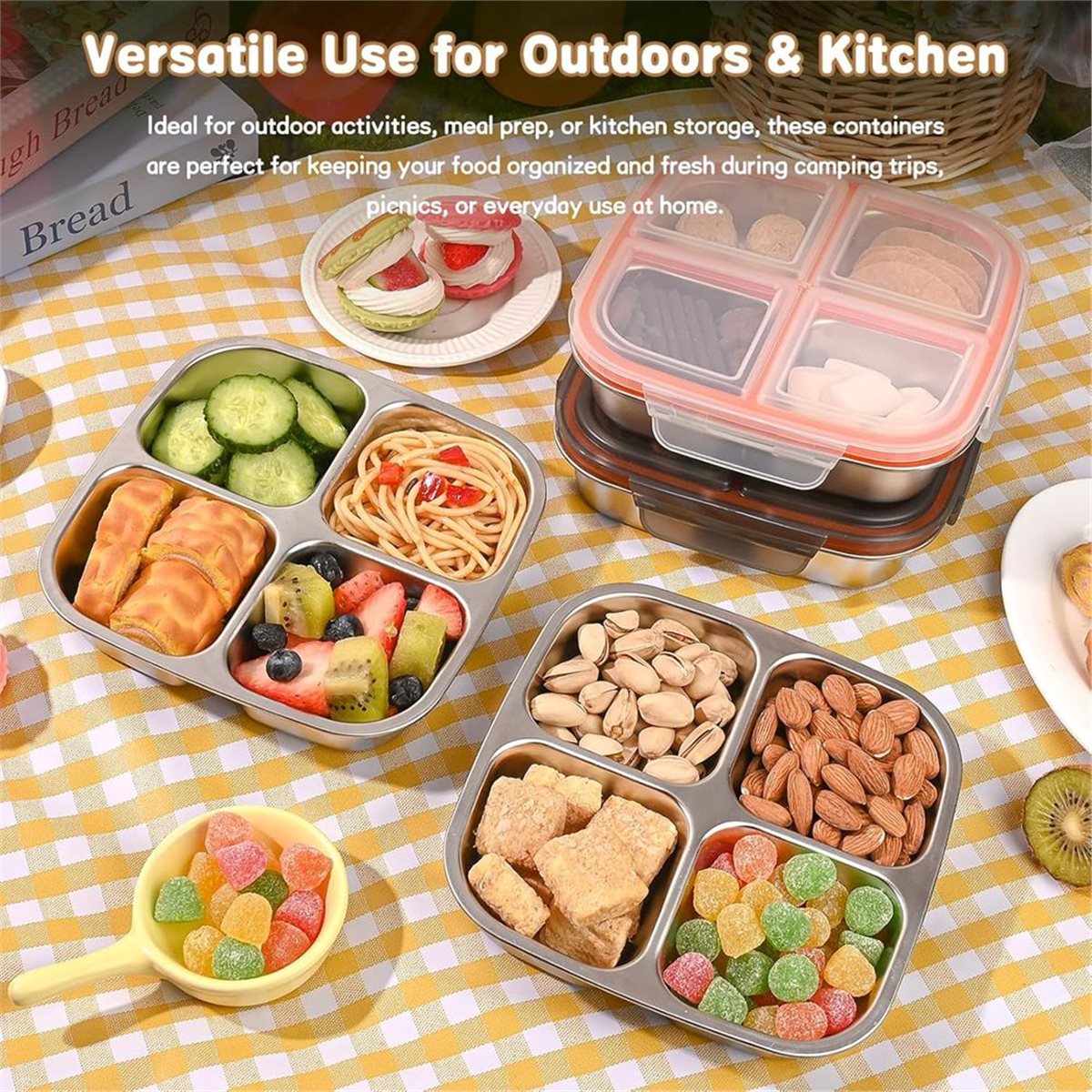 【TODAY-BUY】~@ 2 Pack Stainless - огляд і ціна Food Snacks To Buy