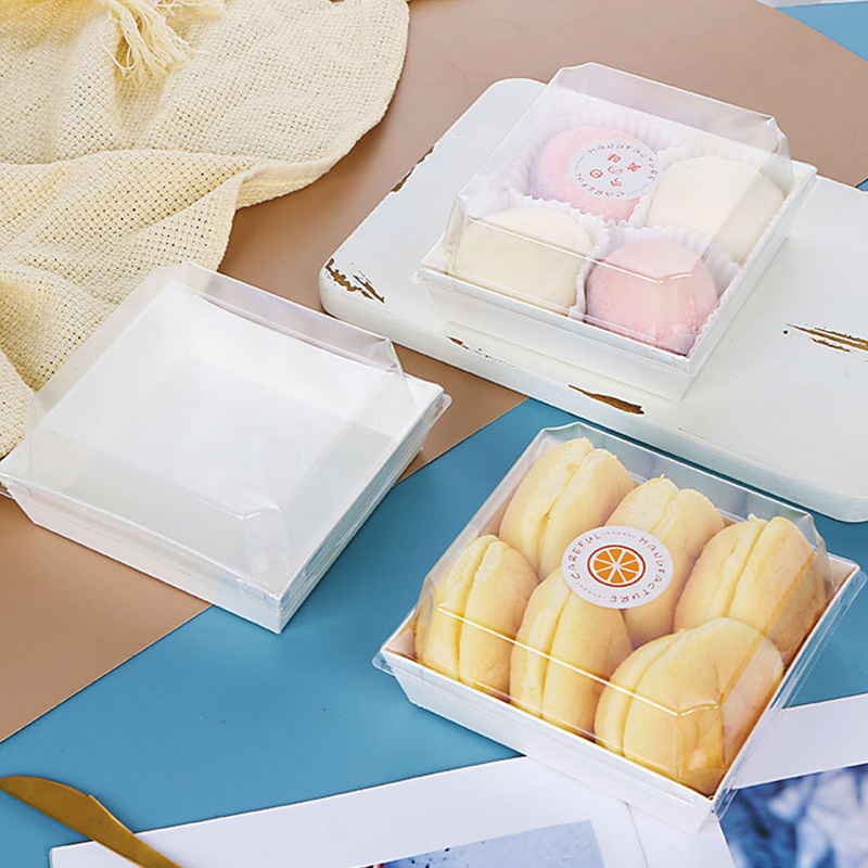50Pcs Kraft Paper Box Bento Br - огляд і ціна Food Snacks For Christmas