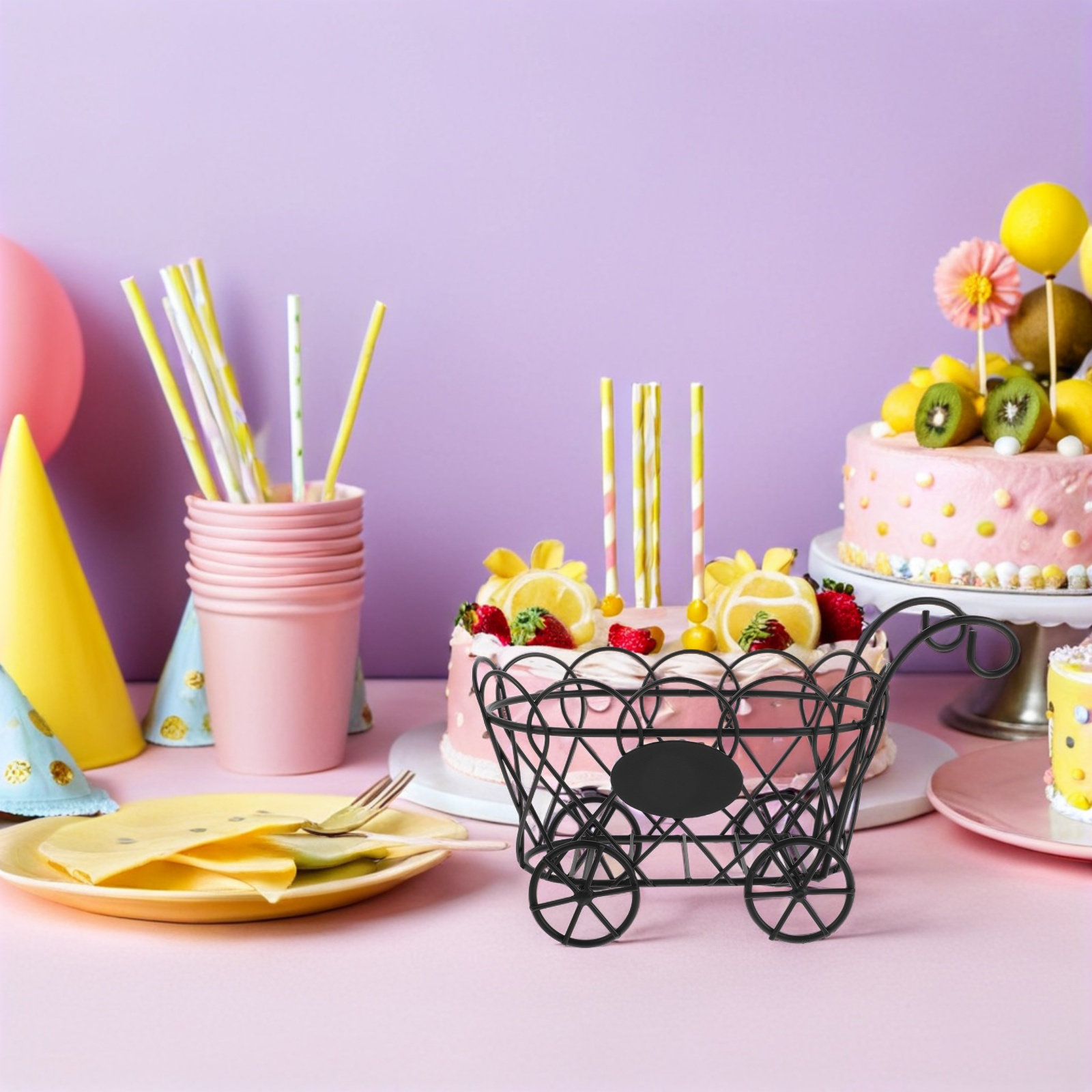 French Fries Basket Cradle Car - огляд і ціна Food Snacks Restaurant