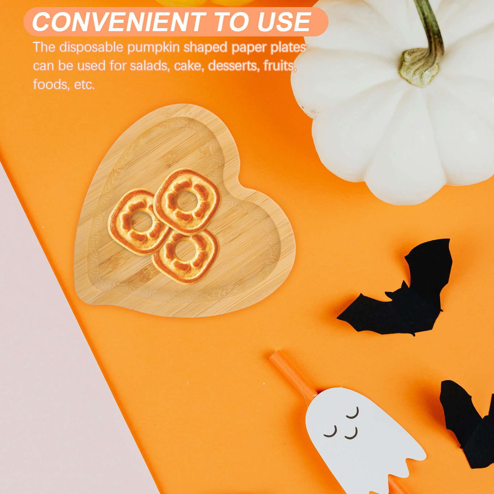 2Pcs Bamboo Wooden Heart Shape - огляд і ціна Food Snacks Restaurant