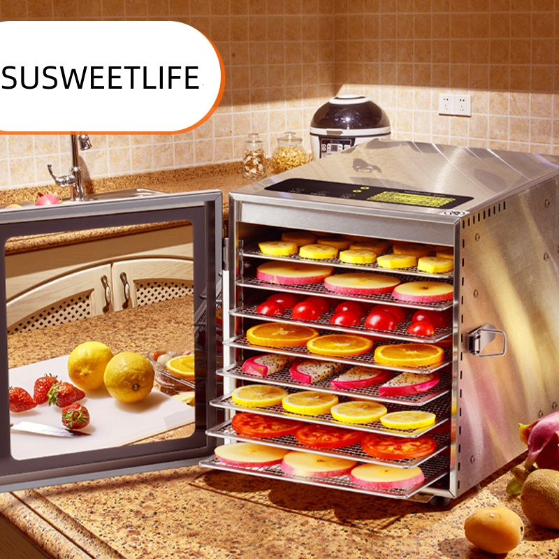 500W 8-Tray Large Capacity Foo - огляд і ціна Food Dehydrator Snacks