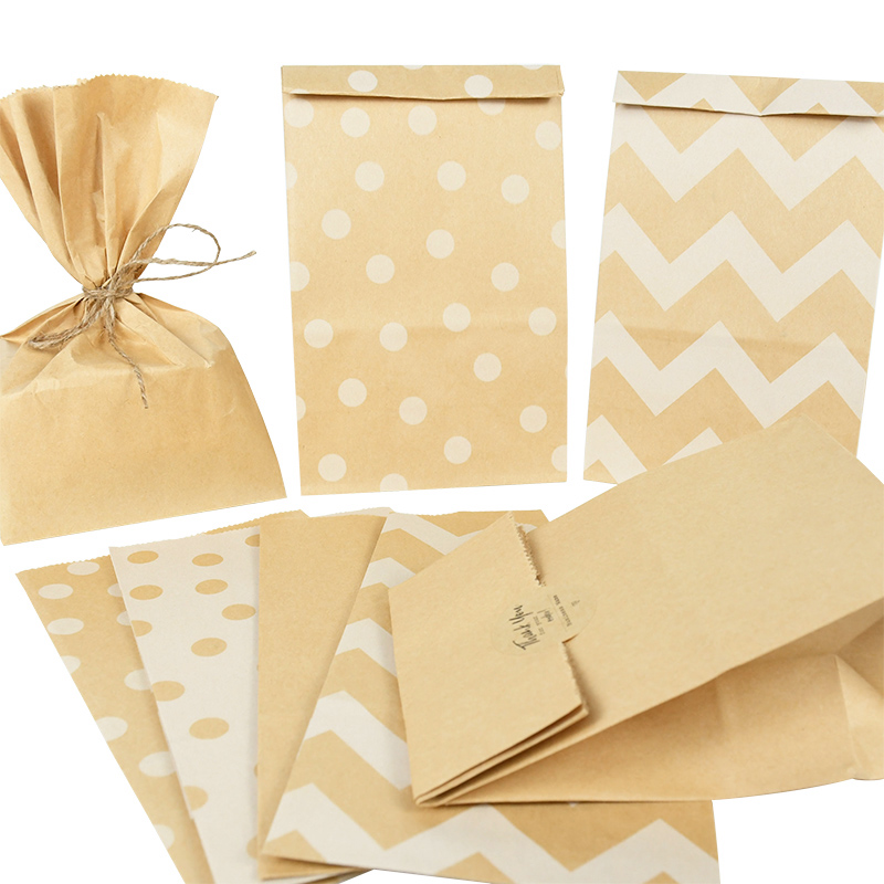 10pcs Brown Kraft Paper Gifts  - огляд і ціна Food Snacks For Christmas