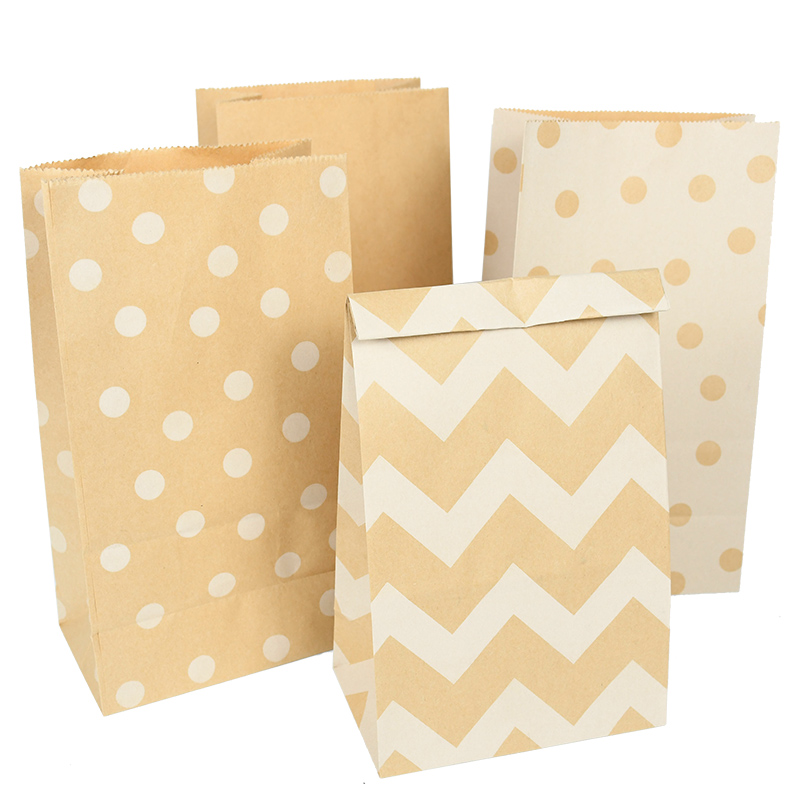 10pcs Brown Kraft Paper Gifts  - огляд і ціна Food Snacks For Christmas