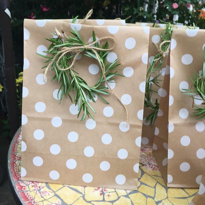10pcs Brown Kraft Paper Gifts  - огляд і ціна Food Snacks For Christmas