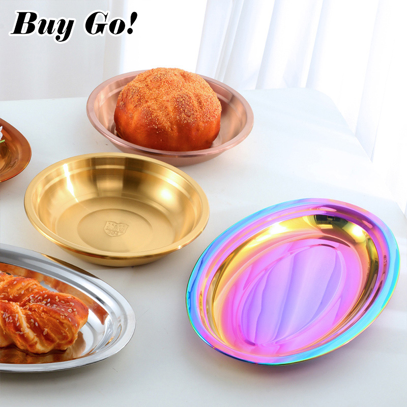 1/2PCS Stainless Steel Food Pl - огляд і ціна Food Snacks To Buy