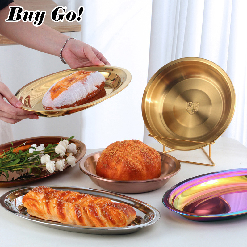1/2PCS Stainless Steel Food Pl - огляд і ціна Food Snacks To Buy