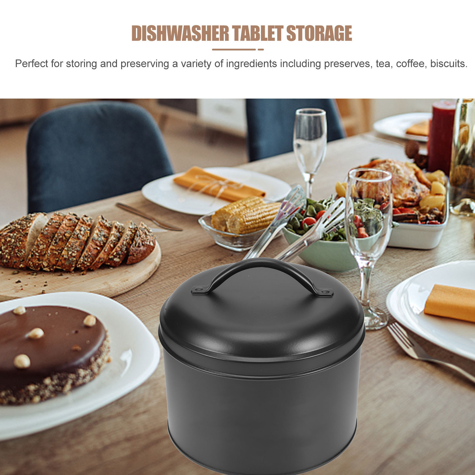 Metal Food Storage Jar Airtigh - огляд і ціна Food Snacks Candy