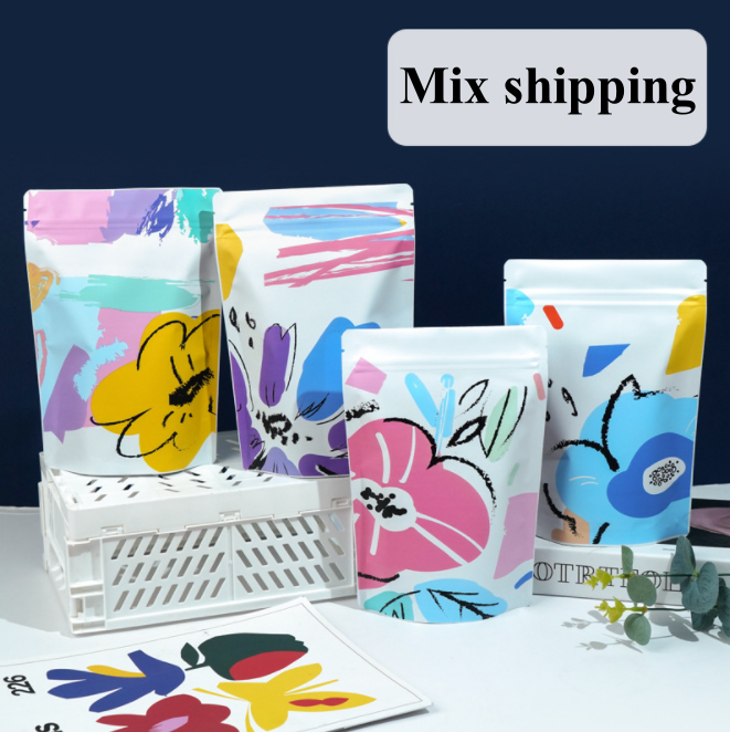 100PCS Aluminum Foil Stand-up  - огляд і ціна Food Snacks For Christmas